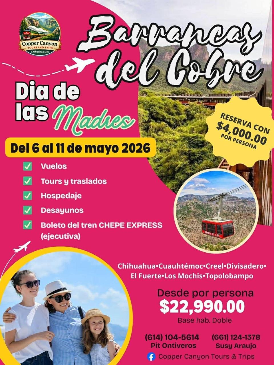 Día de las Madres en Barrancas